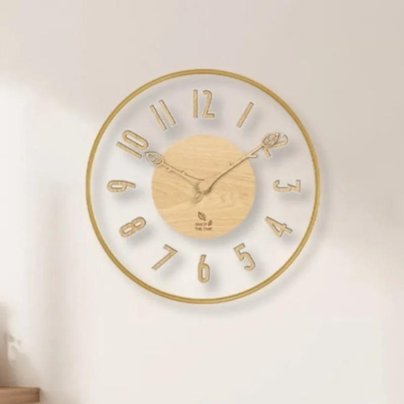 Lighting Home Decor Wall Clocks - インテリジェント壁時計 レーダーセンサー ナイトライト 3D立体数字壁時計 モダンシンプル リビングルーム