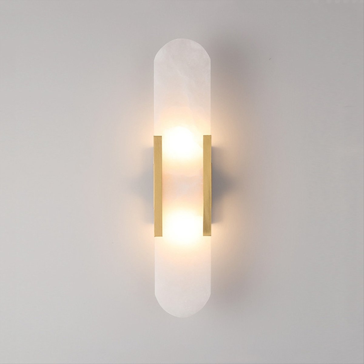 Lighting Decoration In Bedroom - 【新商品】天然大理石の壁掛け照明。リビング、寝室、ベッドサイドの装飾に。金色のホテルや廊下、階段に最適な壁灯。
