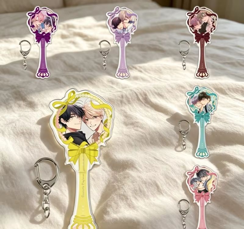 Decor Lighting Phone Number - BLアニメボーイズインラブ6cmアクリルペンダントキーホルダー、コレクション用バックパックハンガー装飾、ファンギフト、携帯電話ペンダント
