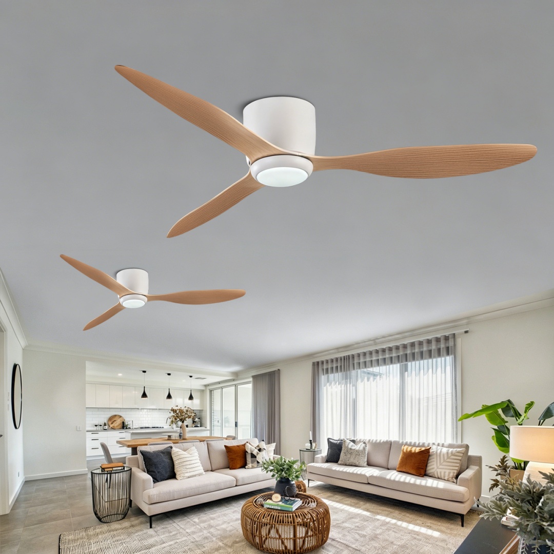 Decor Lighting Ceiling Fans - モダンなLEDシーリングファンライト、リモコン付き低床装飾照明、寝室や家のファン付き照明