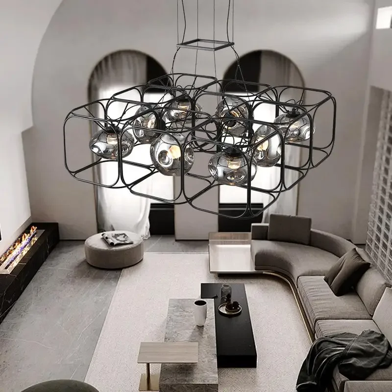 レトロなデザインの吊り下げ式LEDシーリングライト,幾何学的 - Geometric Lamp Shade のレビューと価格