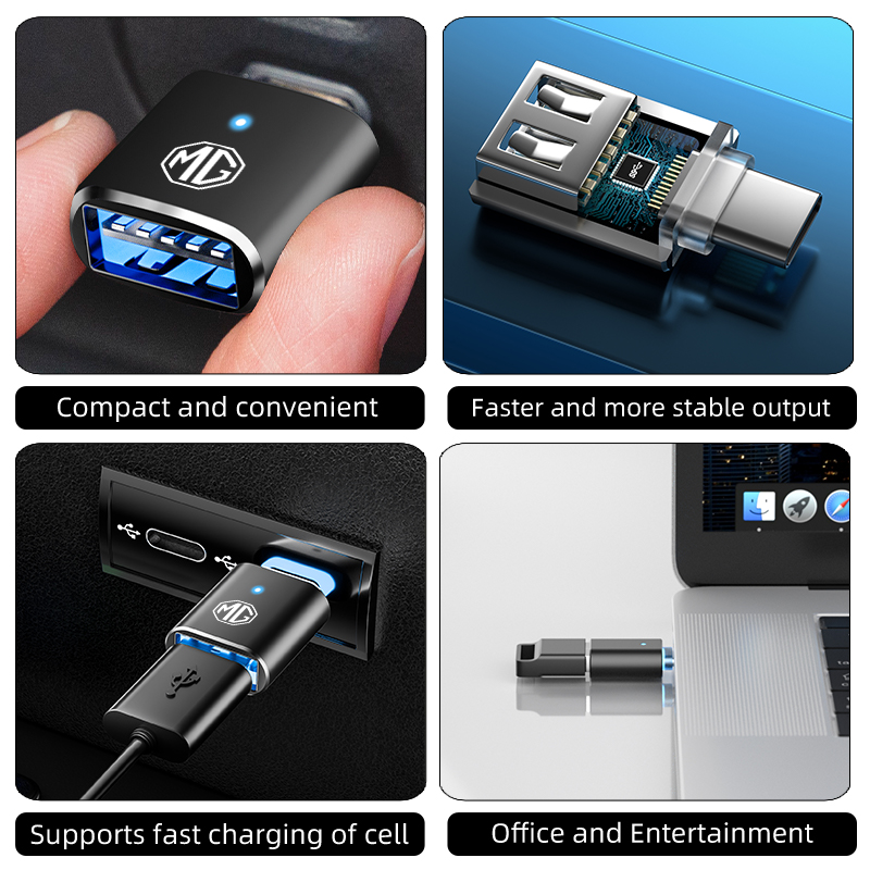 車載LEDタイプC-USB 3.0アダプターケーブルコンバー - Lighting Interior Decor のレビューと価格