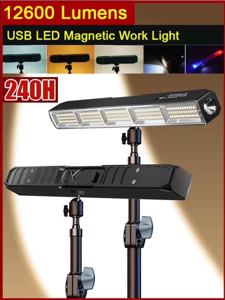 高出力マグネティックLEDライトバー 2026 新型ポータブ - Floor Lamp Tripod のレビューと価格