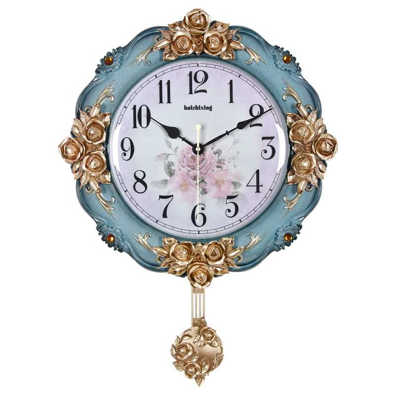 スタイルクリエイティブファッション壁時計リビングルームミュー - Lighting Home Decor Wall Clocks のレビューと価格