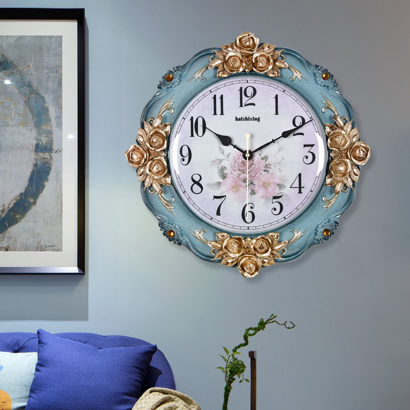 スタイルクリエイティブファッション壁時計リビングルームミュー - Lighting Home Decor Wall Clocks のレビューと価格