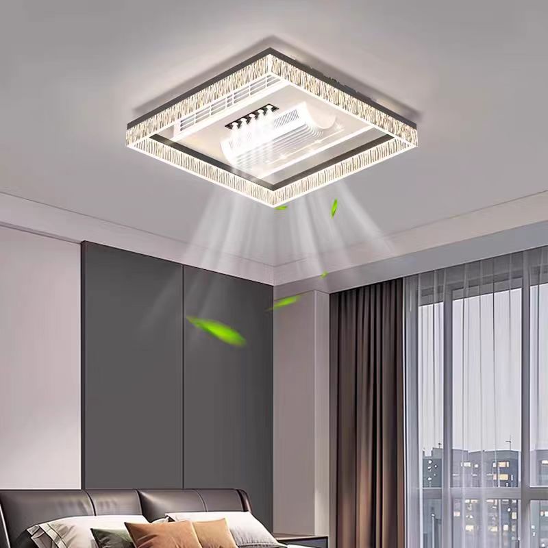 新しい目に見えないブレードレスファンライト高級ハイエンドリビ - Decor Lighting Ceiling Fans のレビューと価格
