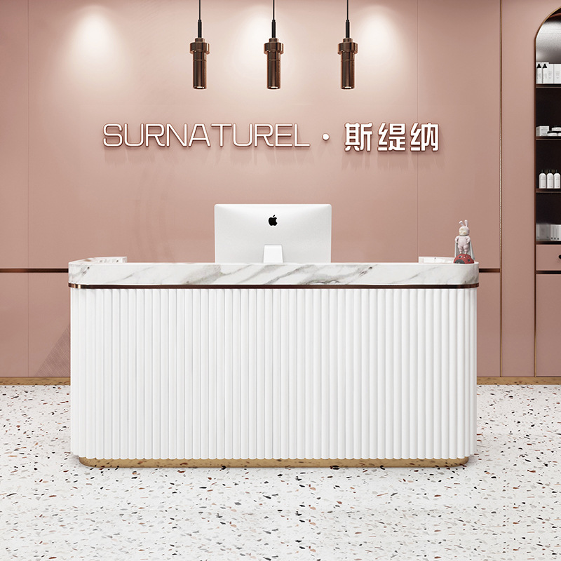 ライトラグジュアリーモダンレジカウンター 大理石調ヘアサロン - Furniture Lighting & Decor Magazine のレビューと価格