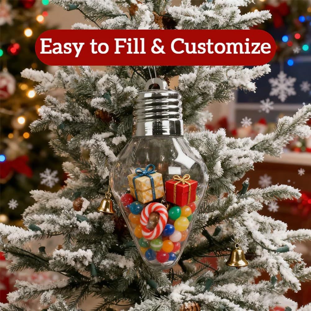 クリスマス電球ギフトジャー クリスマスツリーオーナメント 詰 - Pendant Lighting Christmas Decor のレビューと価格