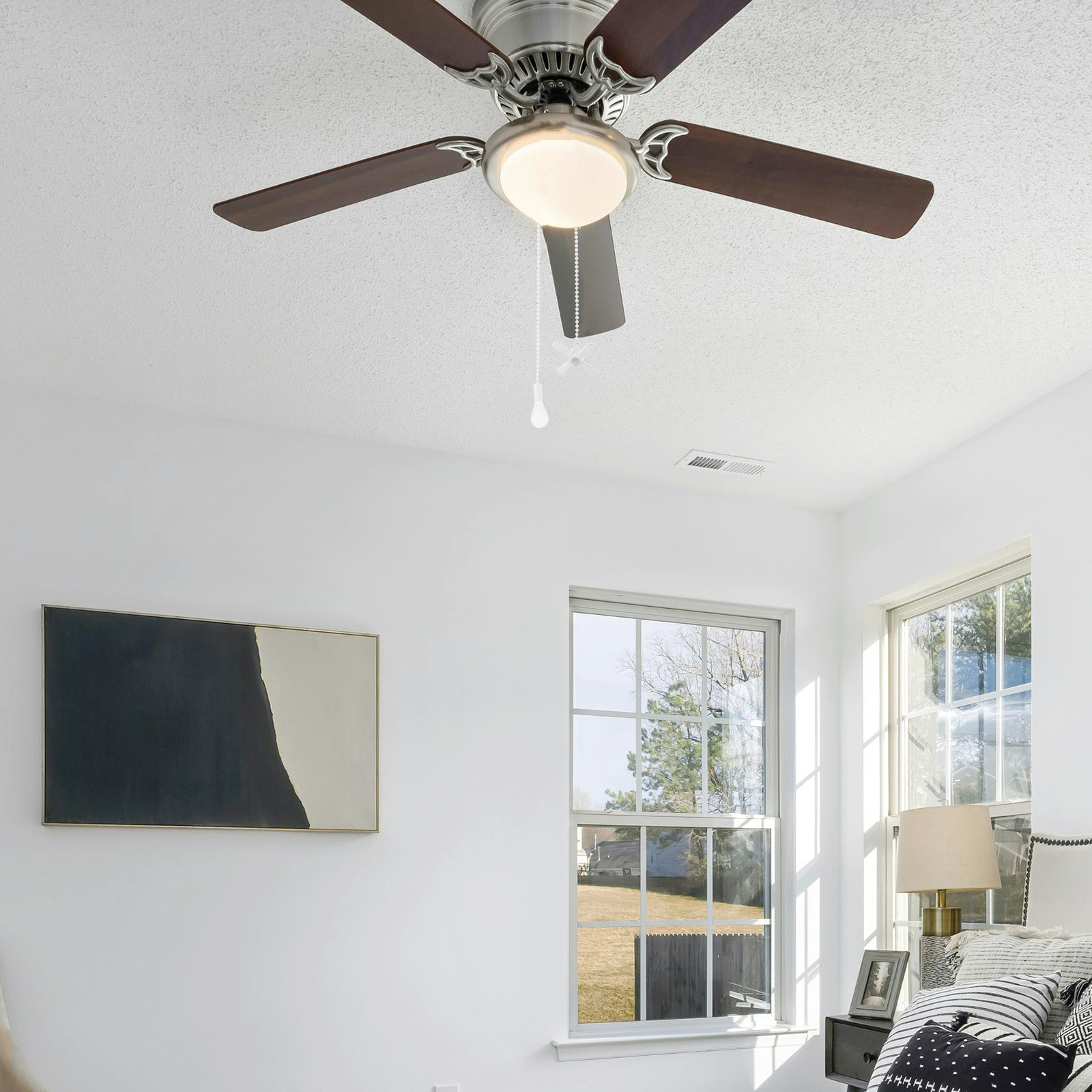 2個入り、アンティーク風ビーズ装飾の天井扇風機用チェーン延長 - Decor Lighting Ceiling Fans のレビューと価格