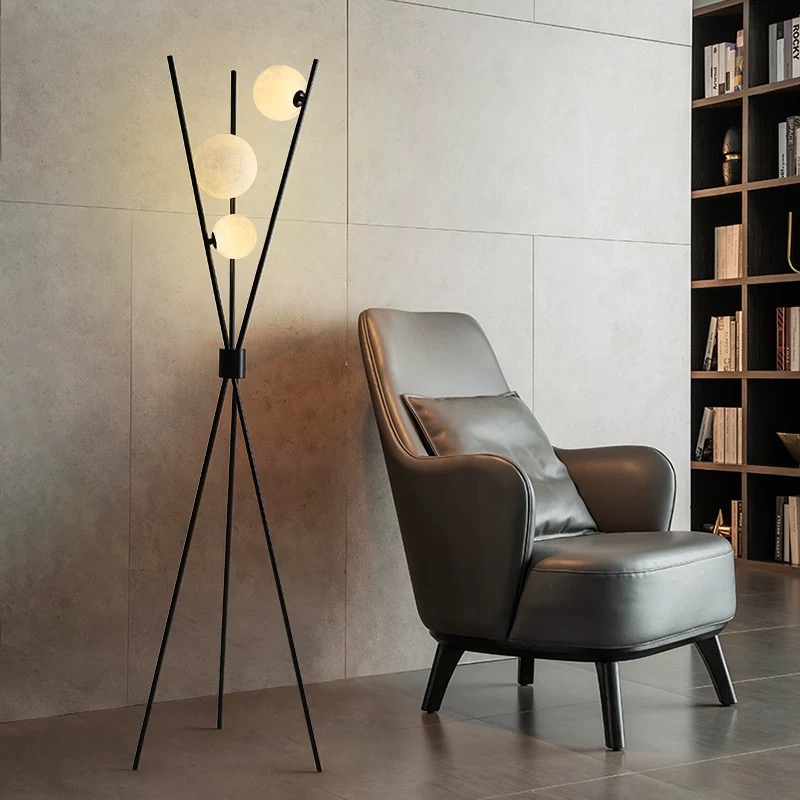 アートパッド北欧風ブラックフロアランプソファリビングルーム装 - Floor Lamp Tripod のレビューと価格