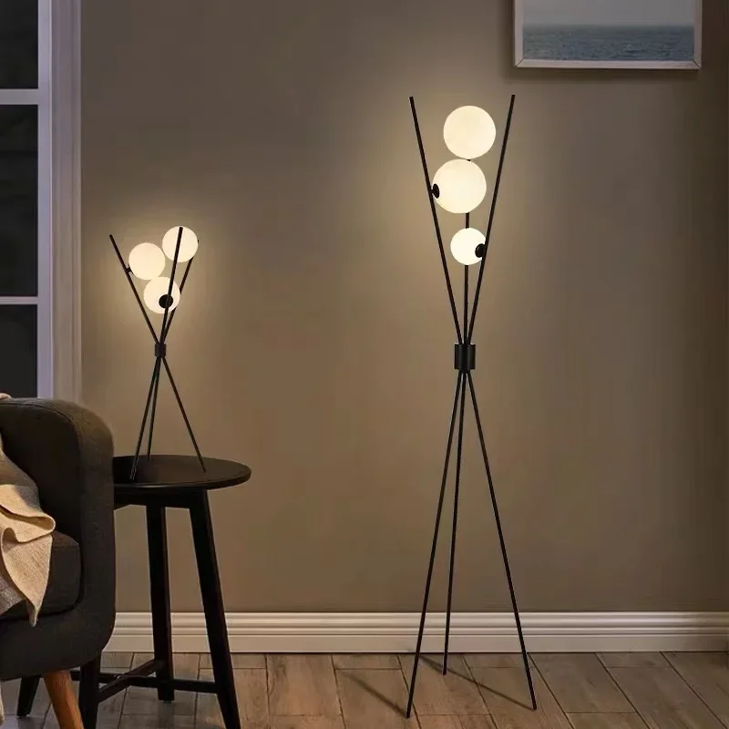 アートパッド北欧風ブラックフロアランプソファリビングルーム装 - Floor Lamp Tripod のレビューと価格