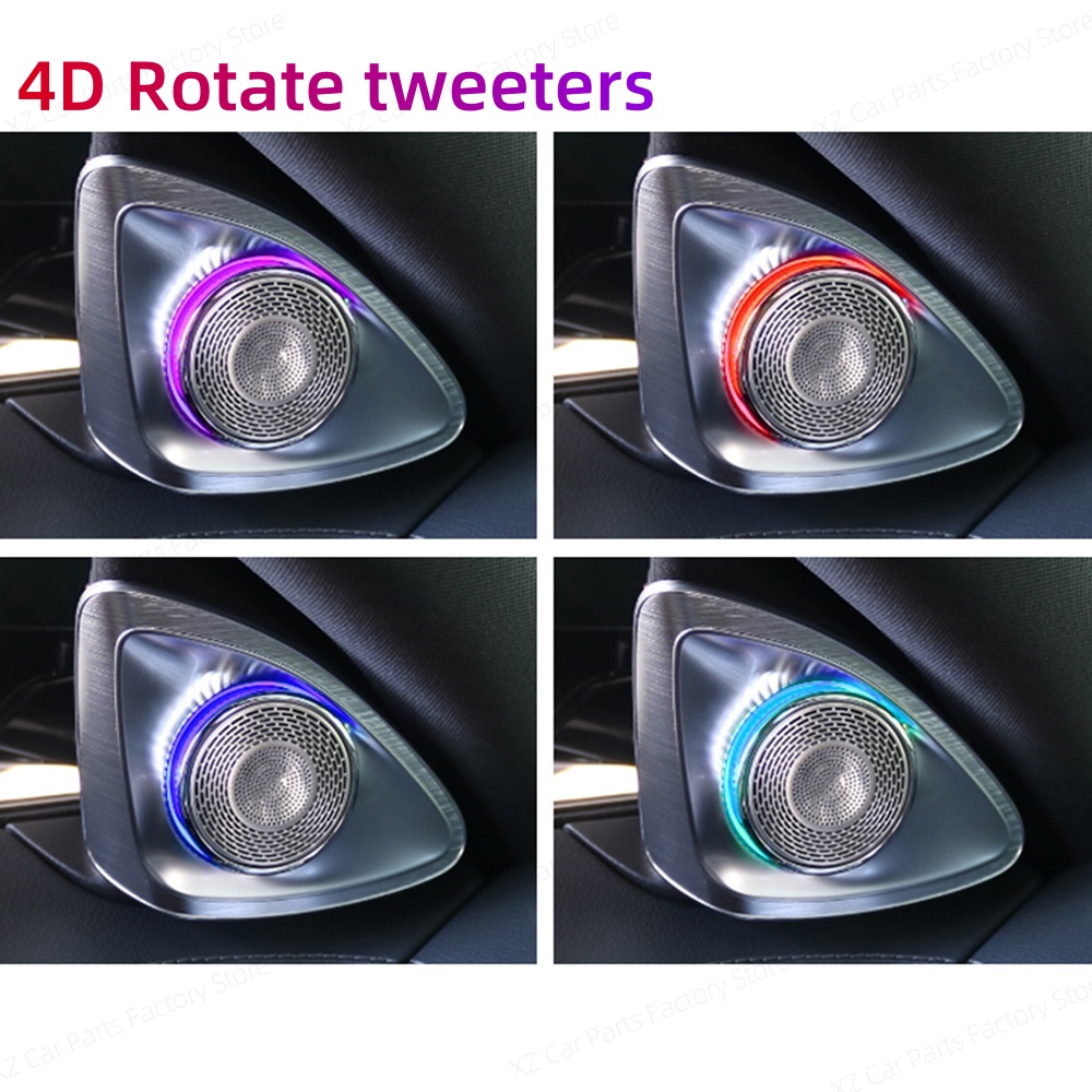 64 色 4D 回転ツイータースピーカー周囲光メルセデス · - Lighting Decor Inc のレビューと価格