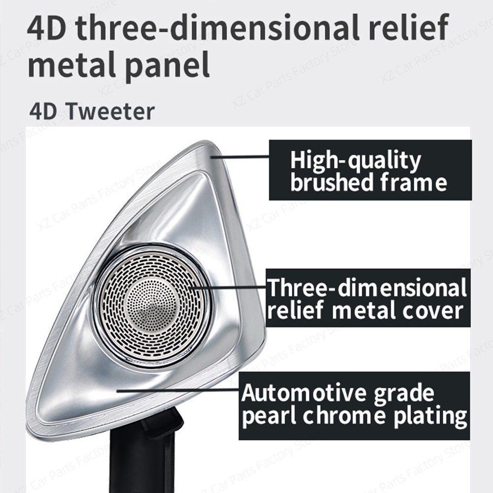 64 色 4D 回転ツイータースピーカー周囲光メルセデス · - Lighting Decor Inc のレビューと価格