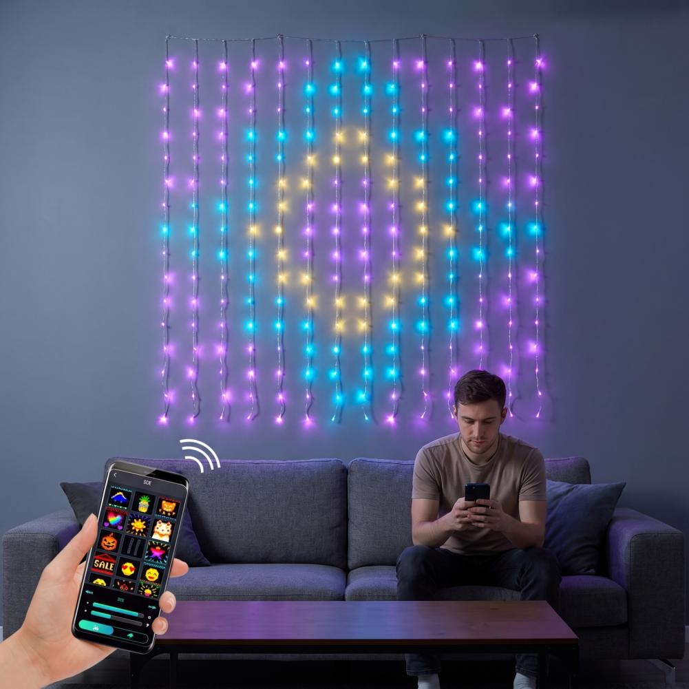 寝室用ムードライト、400個のLEDライトが連なったカーテン - Fairy Light Curtain のレビューと価格