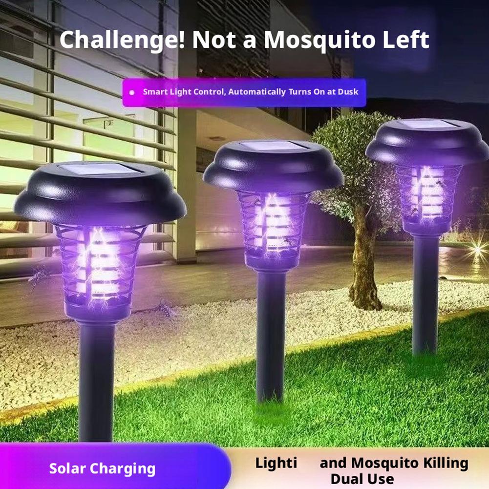 ソーラー式虫除けライト 屋外用 2-in-1 蚊取り器＆通路 - Lighting Bug Decor のレビューと価格