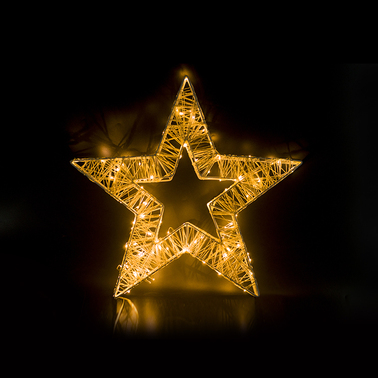 LED五芒星型屋外IP65防水クリスマスペンダントランプホリ - Pendant Lighting Christmas Decor のレビューと価格