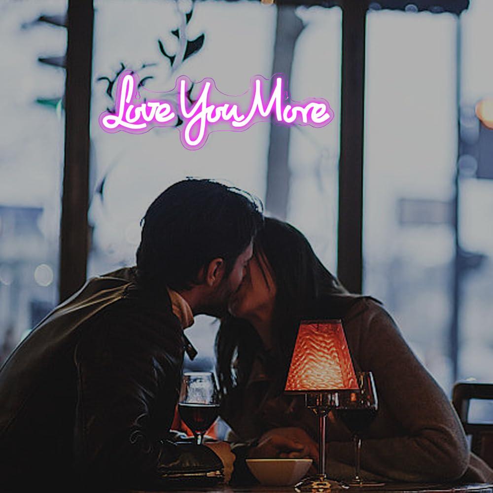Love You More ネオンサイン USB調光可能 L - Lighting Decor And More のレビューと価格