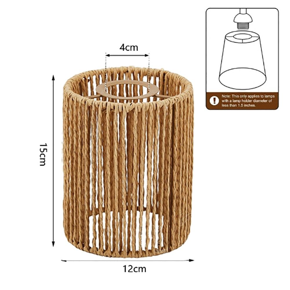 織りデザインのランプシェード、ヴィンテージスタイルの照明器具 - Geometric Lamp Shade のレビューと価格