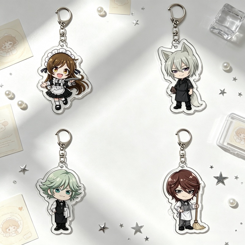 4個入り「神様アニメキス」6cmアクリルキーチェーン、バッグ - Decor Lighting Phone Number のレビューと価格