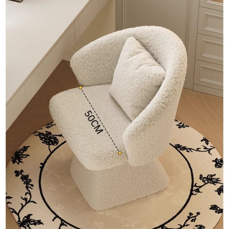 ドレッシングテーブルチェア、回転式化粧スツール、女性用寝室プ - Furniture Lighting & Decor Magazine のレビューと価格