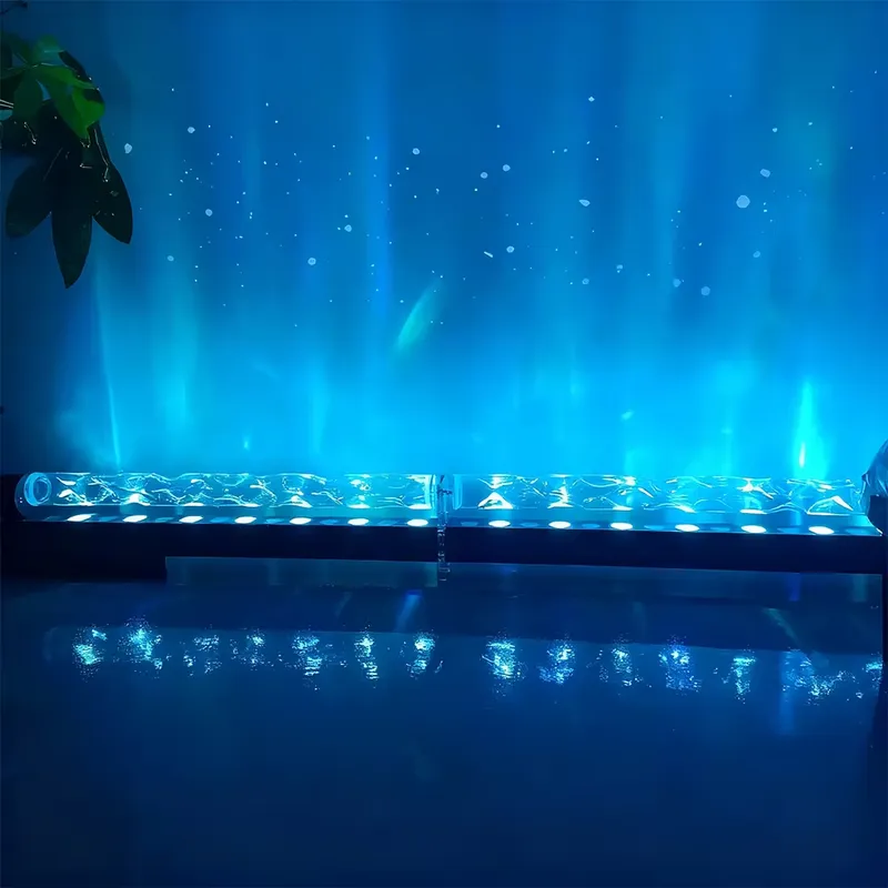 スマート3Dウォールウォッシュ炎投影ライト、水波紋雰囲気ラン - Lighting Decoration In Bedroom のレビューと価格
