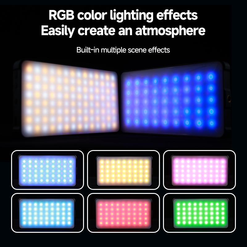 RGB LEDビデオライト、ストレートポケット撮影用照明クリ - Lighting Gallery のレビューと価格
