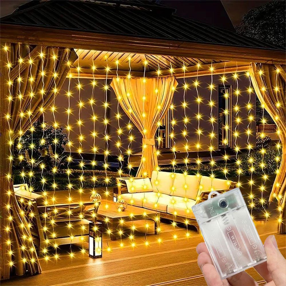 クリスマスホームデコレーション2026 カーテンLEDフェア - Fairy Light Curtain のレビューと価格