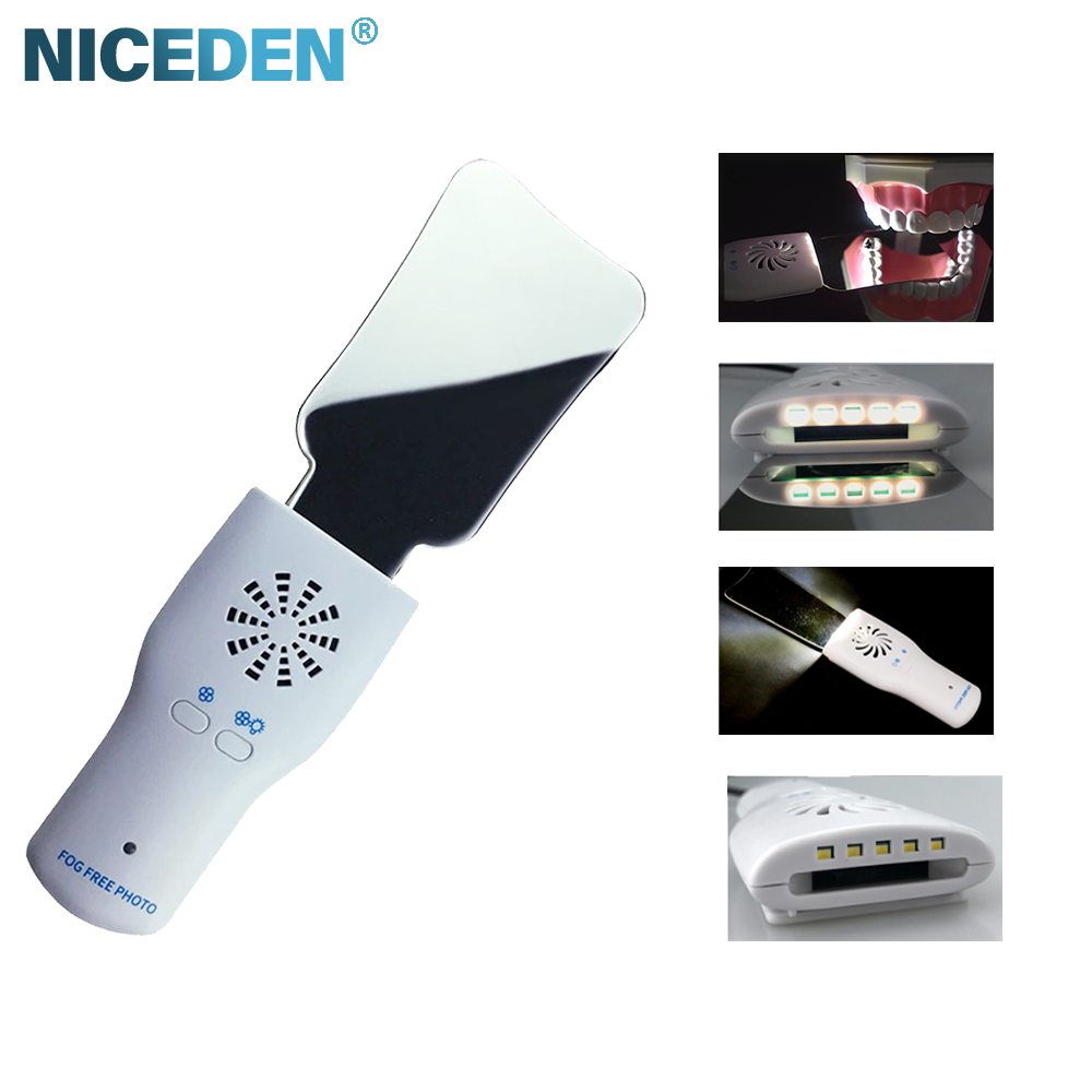 歯科防曇ミラーセット矯正リフレクター LED ライト付き曇り - Lighting Gallery のレビューと価格