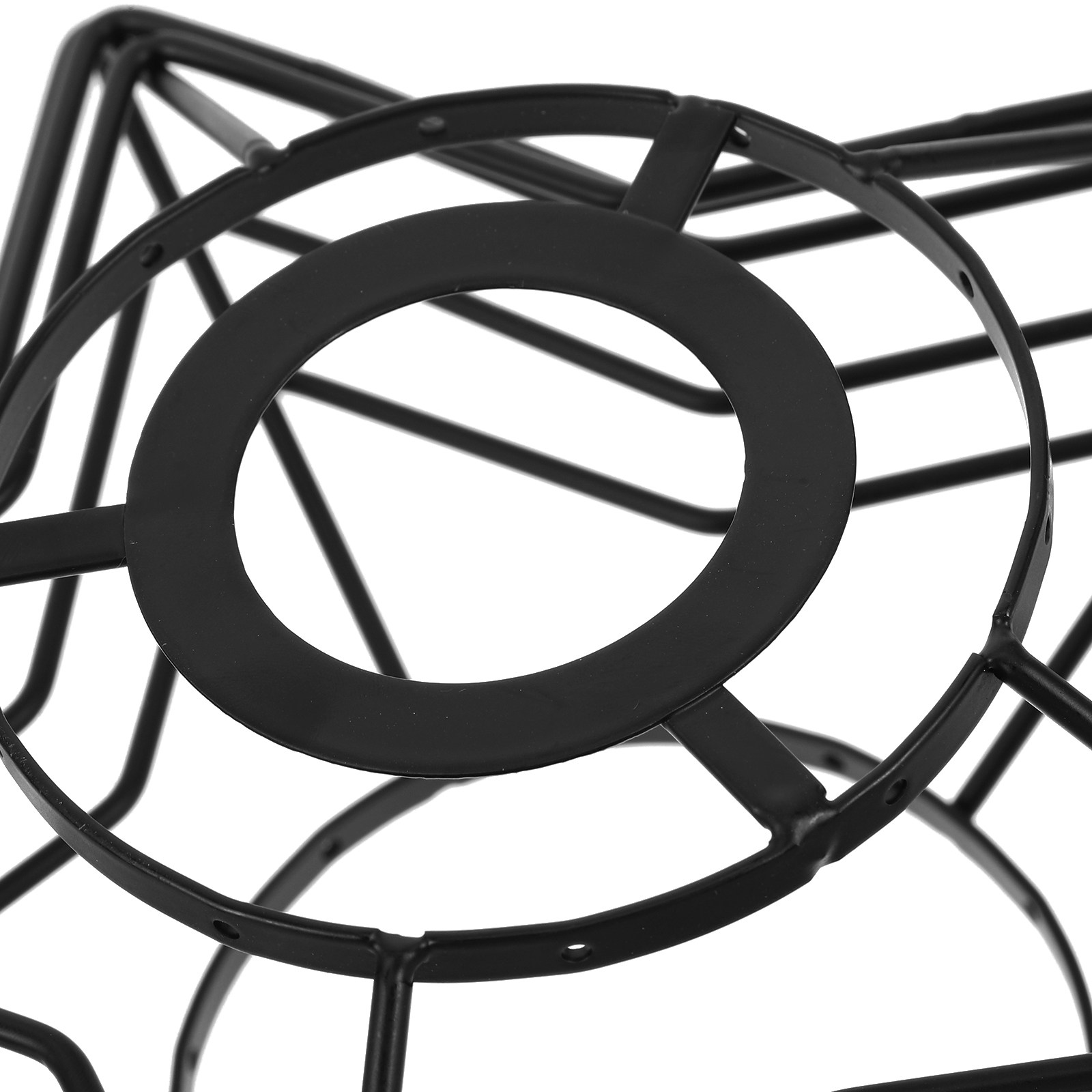 E27口金ペンダントライト、金属製ワイヤーケージランプシェー - Geometric Lamp Shade のレビューと価格