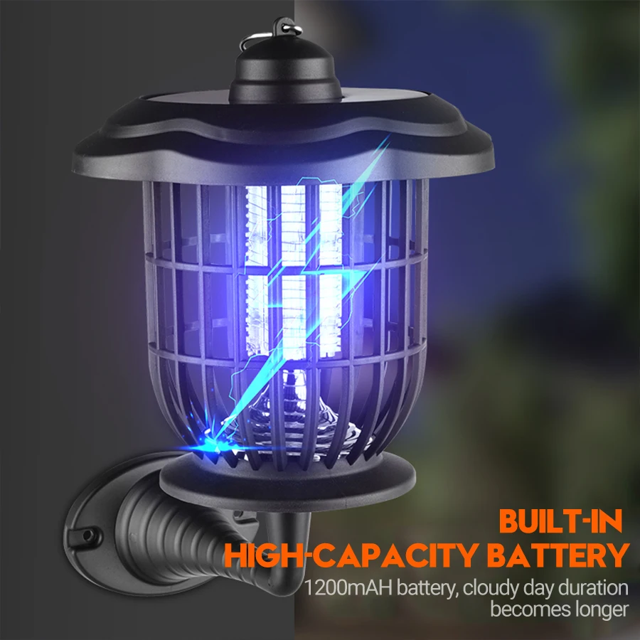 2-in-1 1200mAh LED ソーラーライト バグザ - Lighting Bug Decor のレビューと価格