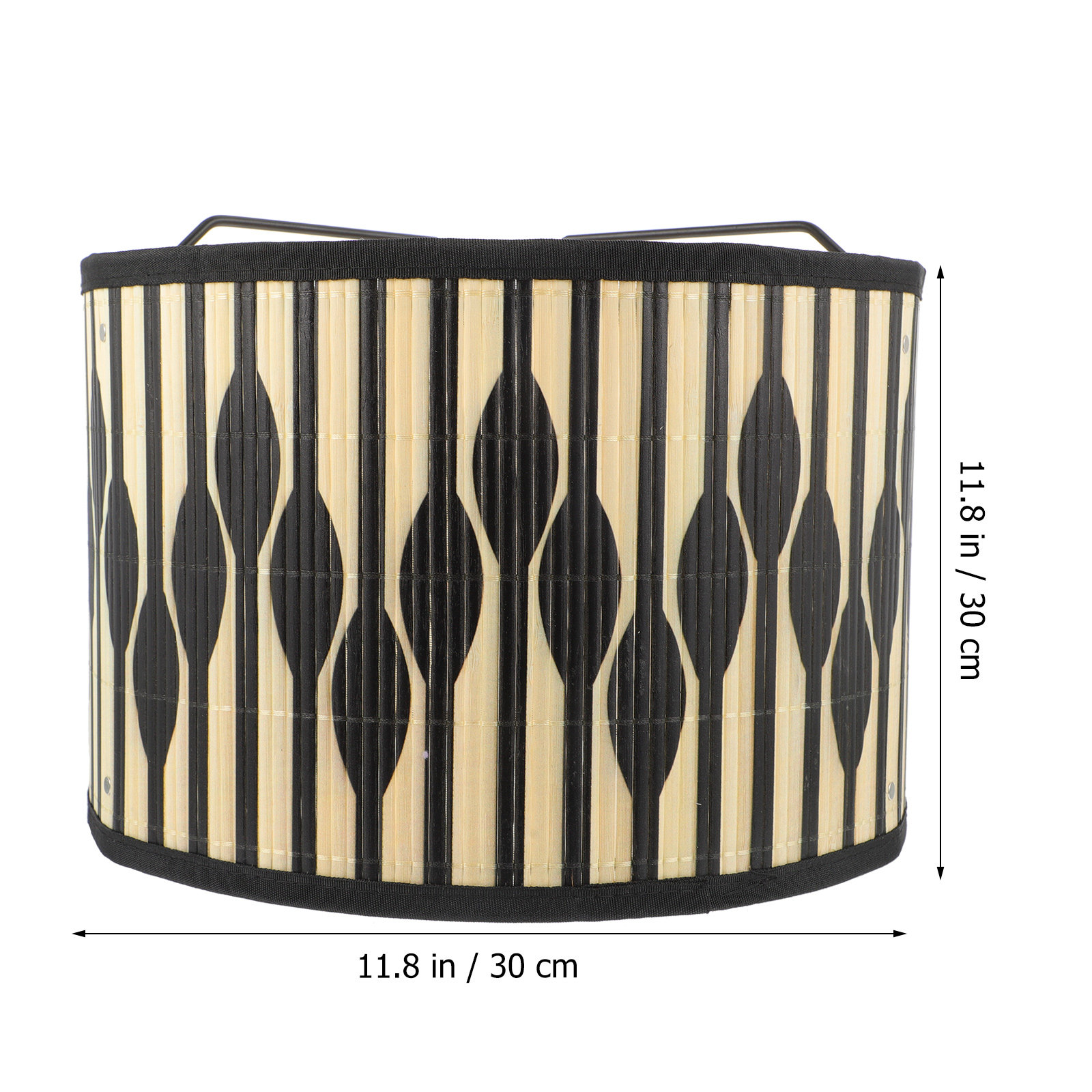 幾何学模様の竹製ランプシェード、装飾用ランプアクセサリー、照 - Geometric Lamp Shade のレビューと価格