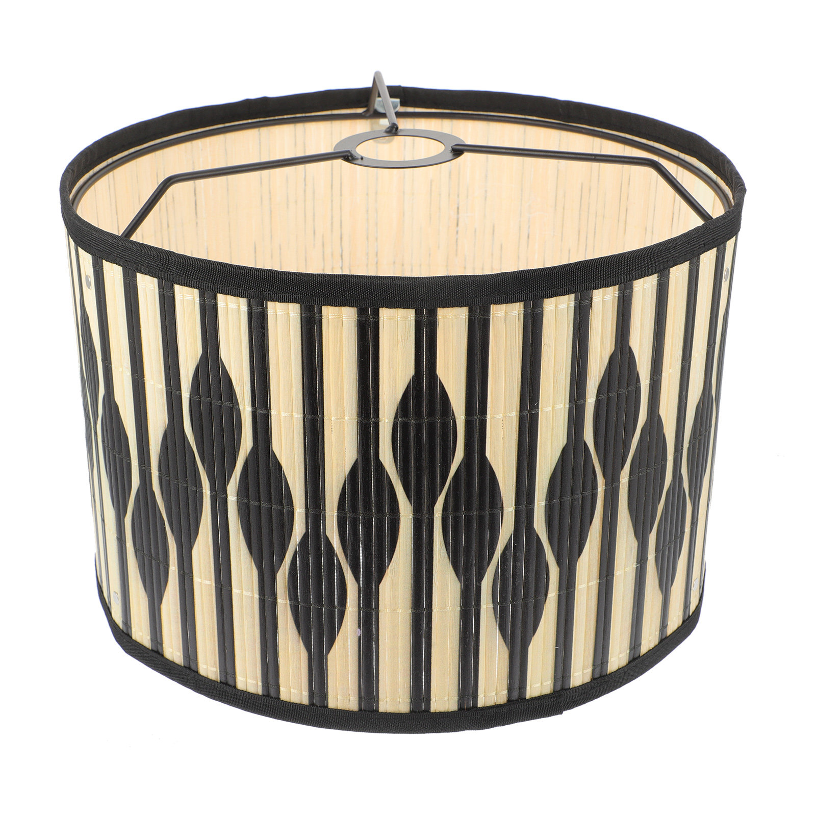 幾何学模様の竹製ランプシェード、装飾用ランプアクセサリー、照 - Geometric Lamp Shade のレビューと価格