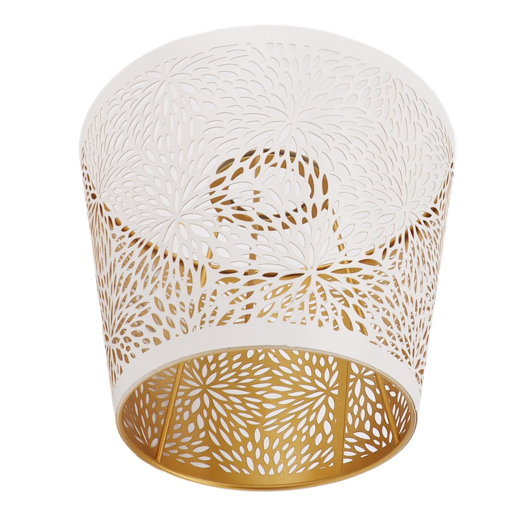 シンプルな鉄製ランプシェード 幾何学模様 中型シャンデリアラ - Geometric Lamp Shade のレビューと価格