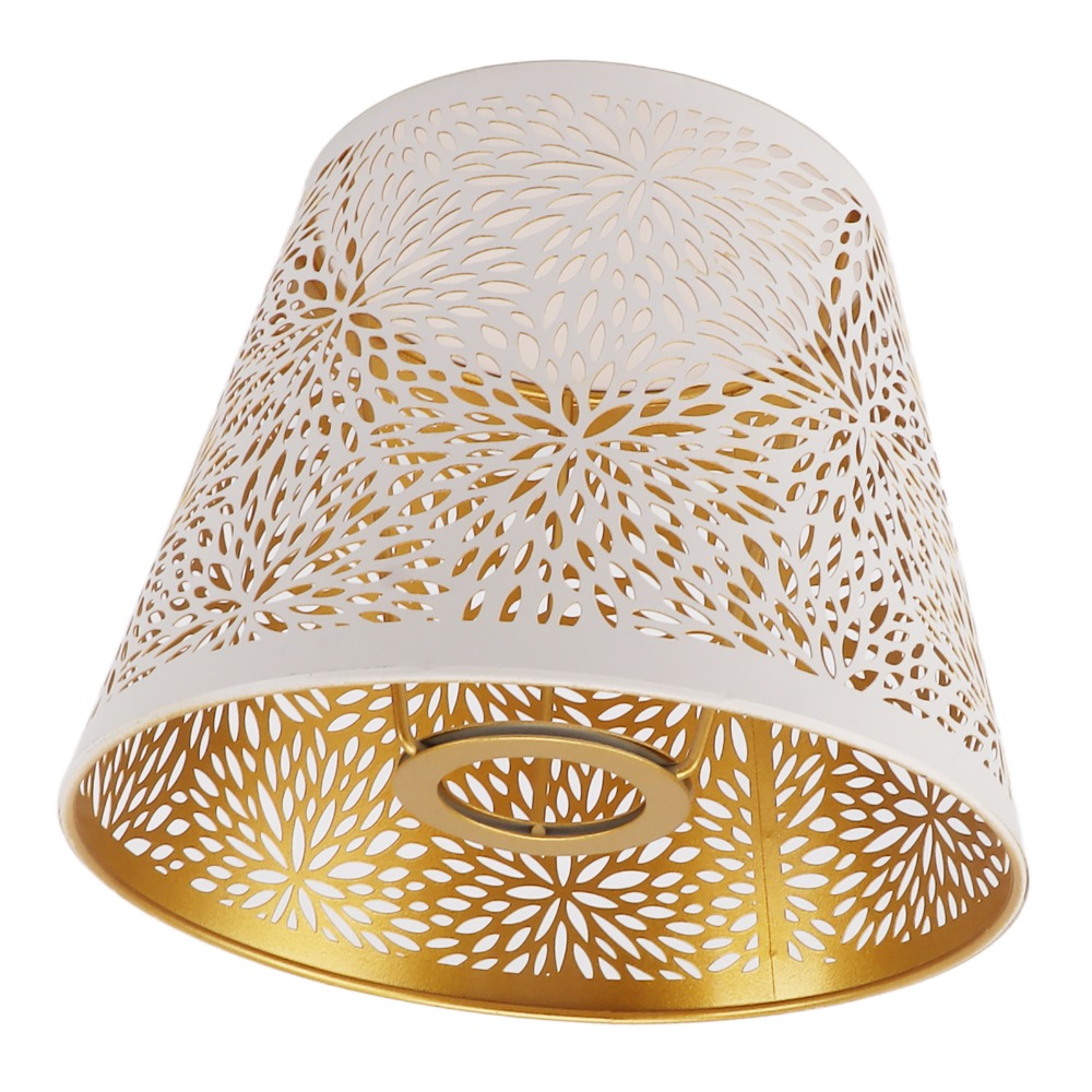 シンプルな鉄製ランプシェード 幾何学模様 中型シャンデリアラ - Geometric Lamp Shade のレビューと価格