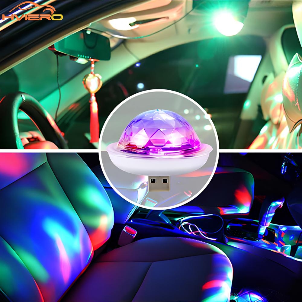 自動アンビエントライト DJ RGB USB ミニカラフルな - Lighting Decor Inc のレビューと価格