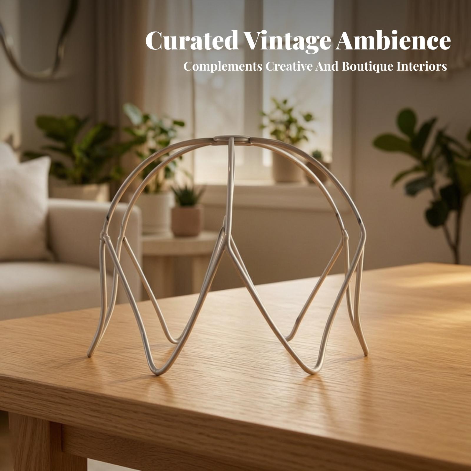 幾何学模様のランプシェードフレーム、ペンダントライト用金属製 - Geometric Lamp Shade のレビューと価格