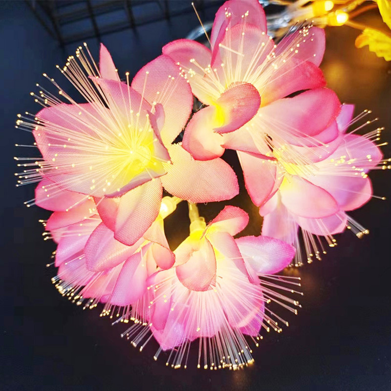 花 LED ストリングライト屋内パーティークリスマス吊り照明 - Fairy Light Curtain のレビューと価格