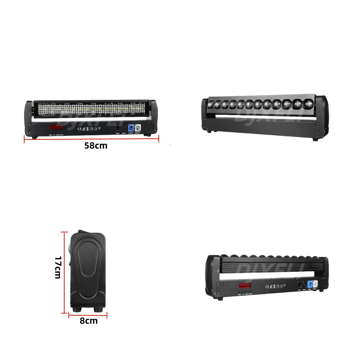 2個 250W 両面ビームカーテン＆ストロボ 360 ° 無 - Fairy Light Curtain のレビューと価格