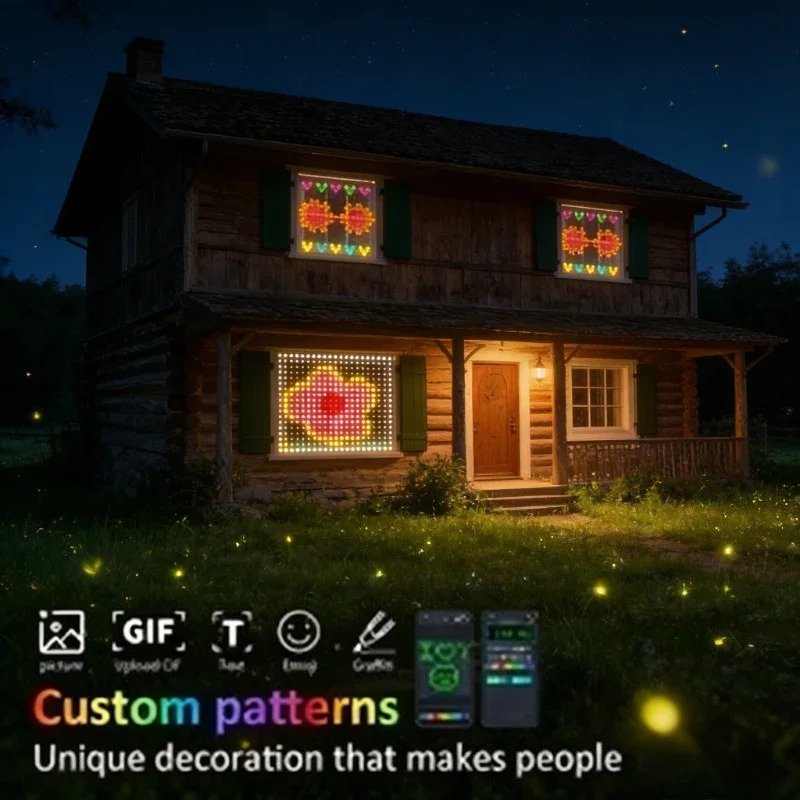USB電源式アプリ制御LEDカーテンライト、クリスマス、窓、 - Fairy Light Curtain のレビューと価格