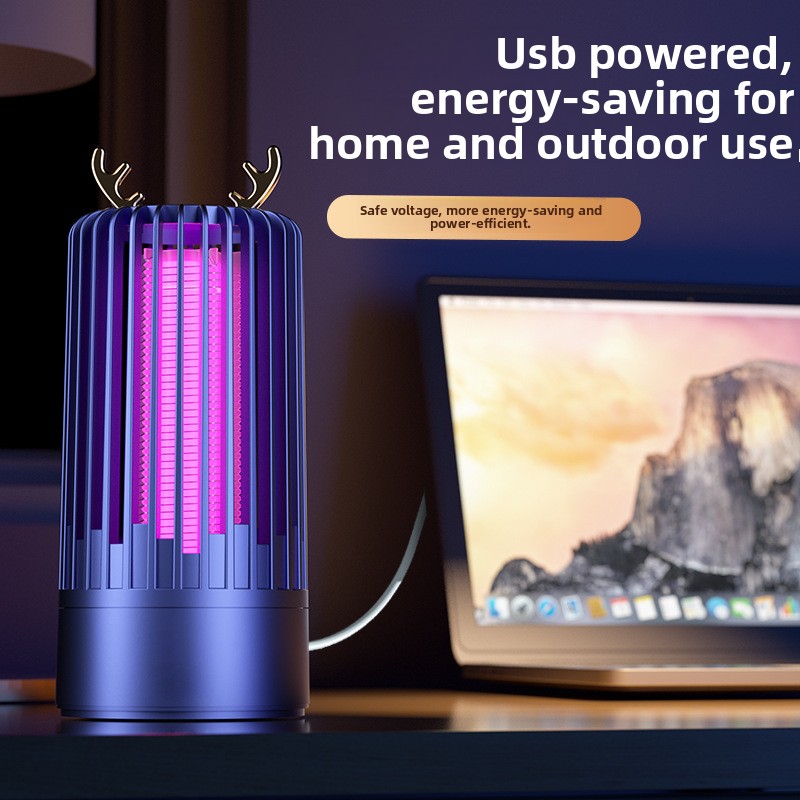 省エネUSB蚊取りランプ、装飾的なホーンデザイン、虫除けライ - Lighting Bug Decor のレビューと価格