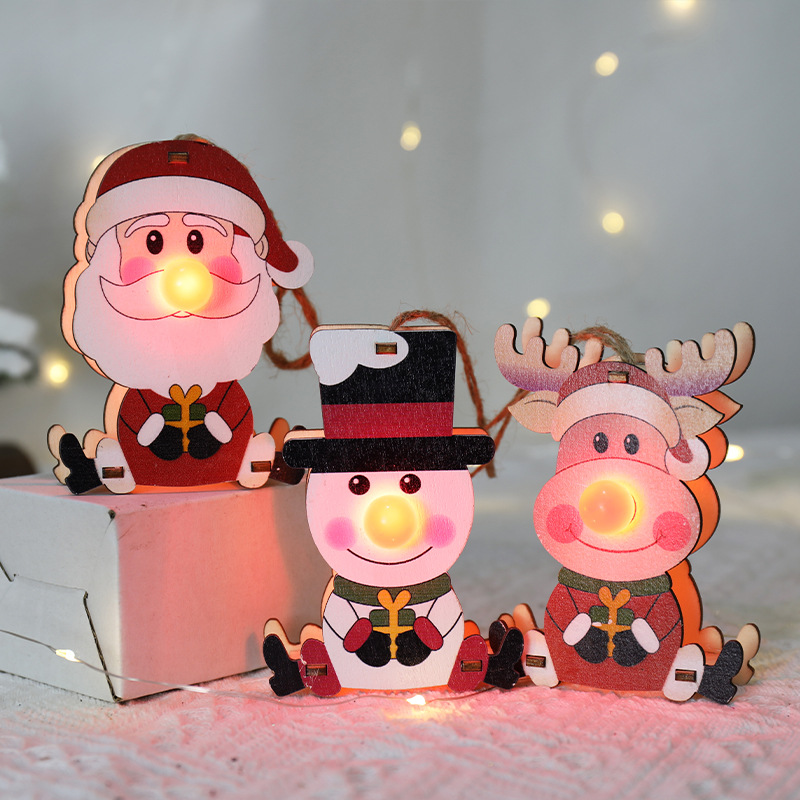 クリスマスデコレーションライトアップオーナメント、かわいい漫 - Pendant Lighting Christmas Decor のレビューと価格