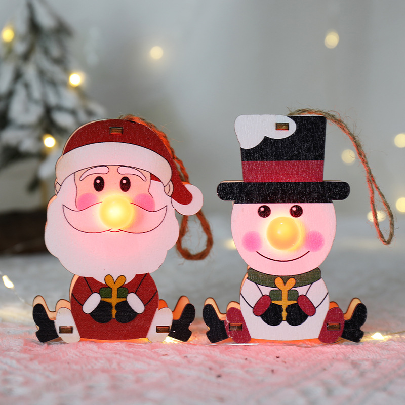 クリスマスデコレーションライトアップオーナメント、かわいい漫 - Pendant Lighting Christmas Decor のレビューと価格