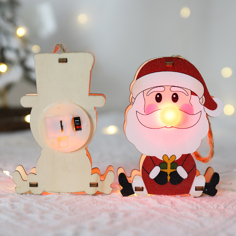 クリスマスデコレーションライトアップオーナメント、かわいい漫 - Pendant Lighting Christmas Decor のレビューと価格