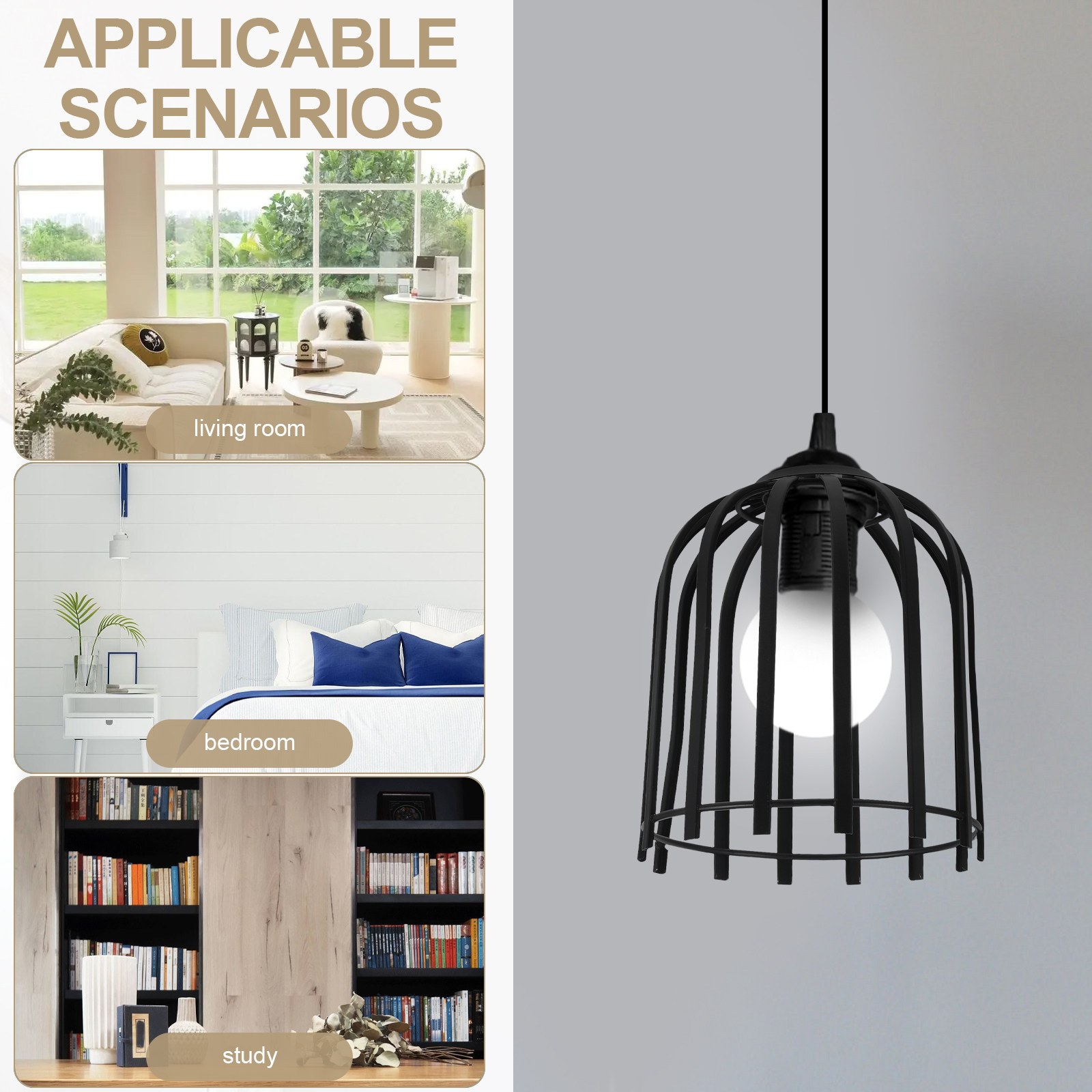 1個入り 鉄線ペンダントライトシェード 幾何学模様 お手入れ - Geometric Lamp Shade のレビューと価格
