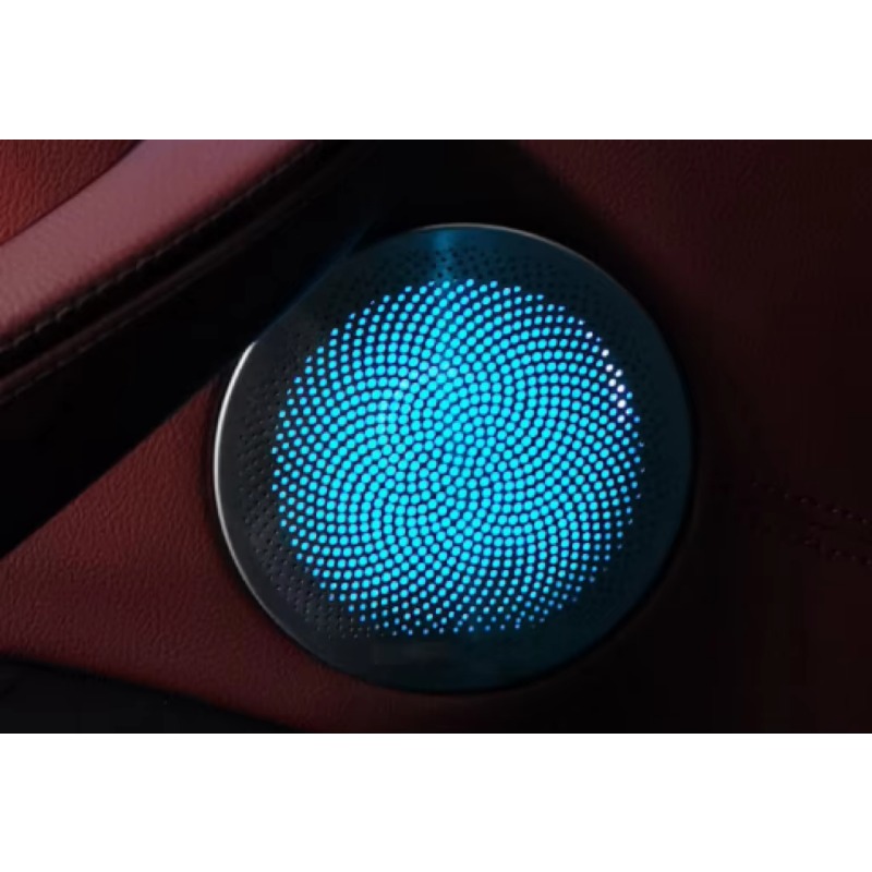 新型車用ツイータースピーカーカバー 発光アンビエントライト  - Lighting Interior Decor のレビューと価格
