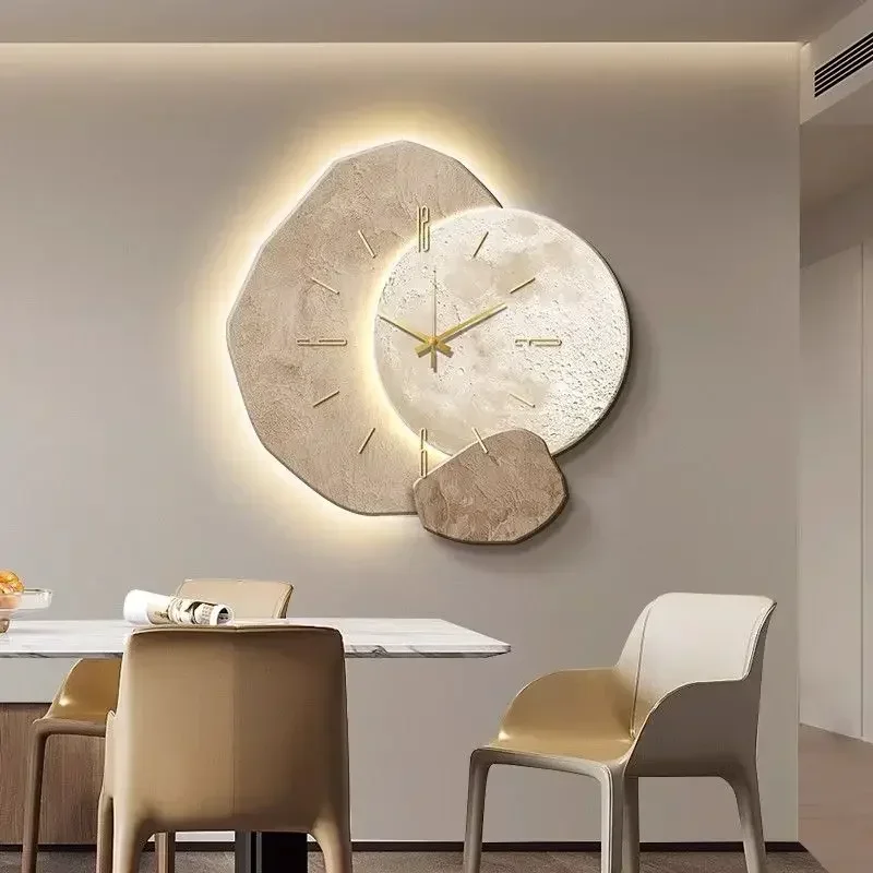 2025年モダンライトデザイン時計 ミニマリズム壁掛け時計  - Lighting Decoration On Wall のレビューと価格