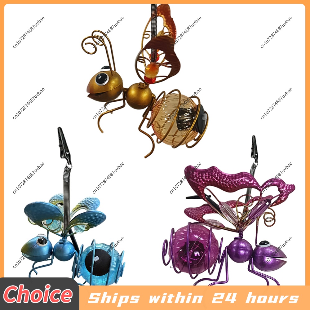 ソーラー式昆虫ランプ 吊り下げ式飛翔昆虫ランプ 屋外ガーデン - Lighting Bug Decor のレビューと価格