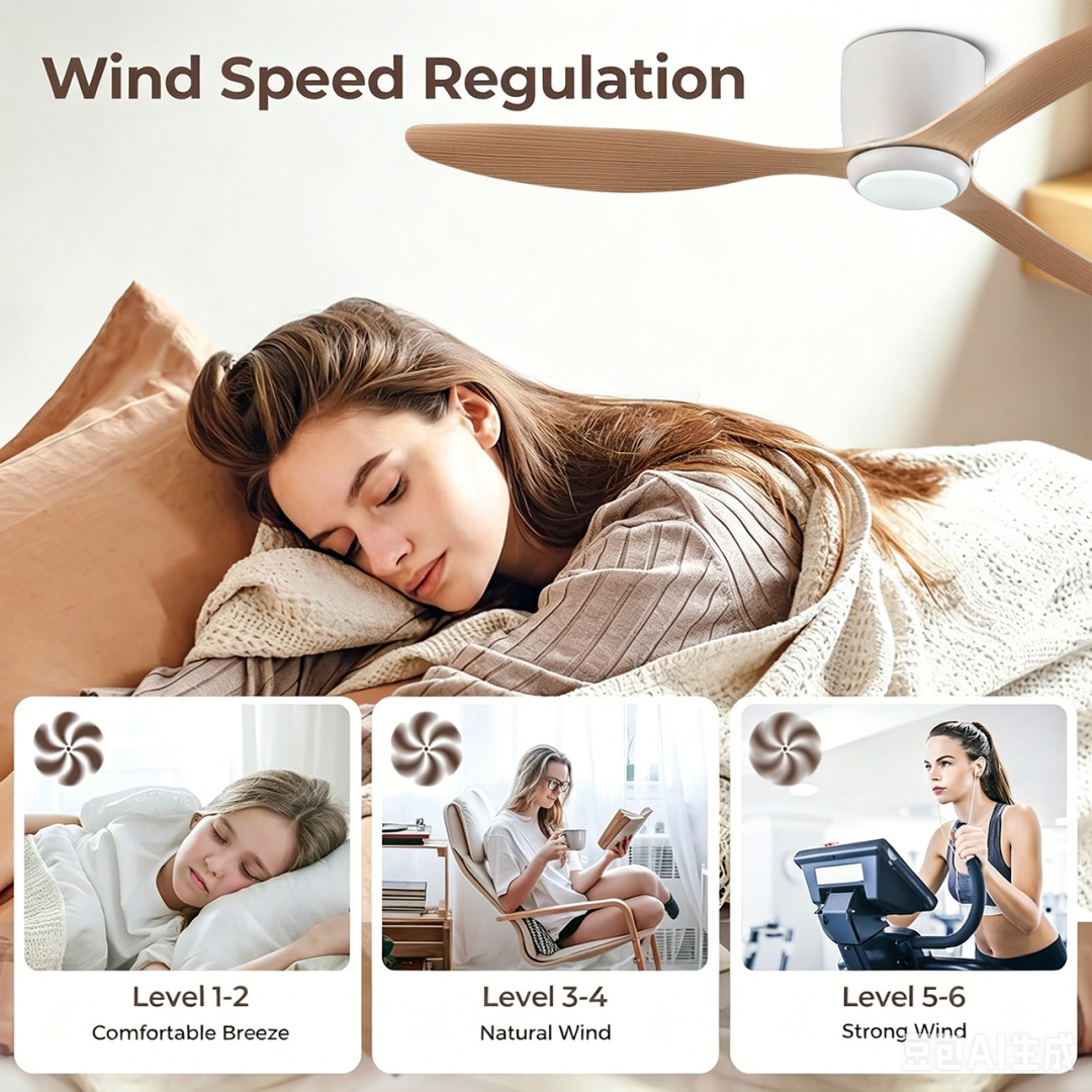 モダンなLEDシーリングファンライト、リモコン付き低床装飾照 - Decor Lighting Ceiling Fans のレビューと価格